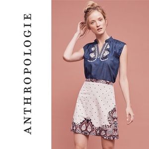 NWOT ANTHRO Holding Horses Adele Dot Skirt